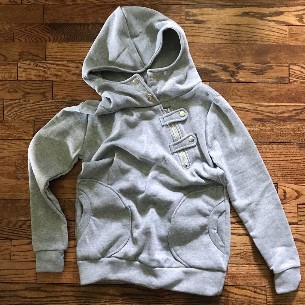 NWOT Gray Hoodie